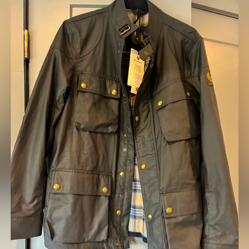 Belstaff deep Navy Military Field Jacket